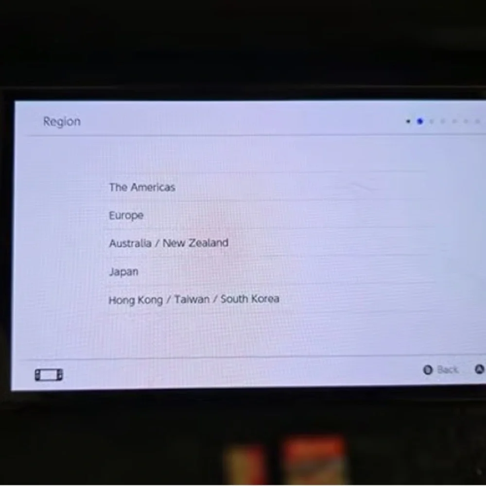 Nintendo switch console